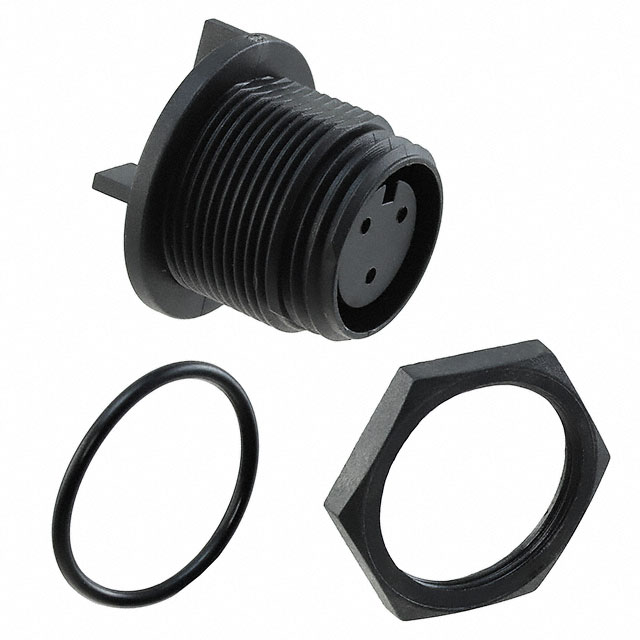CONN RCPT HSG FMALE 3POS PNL MT