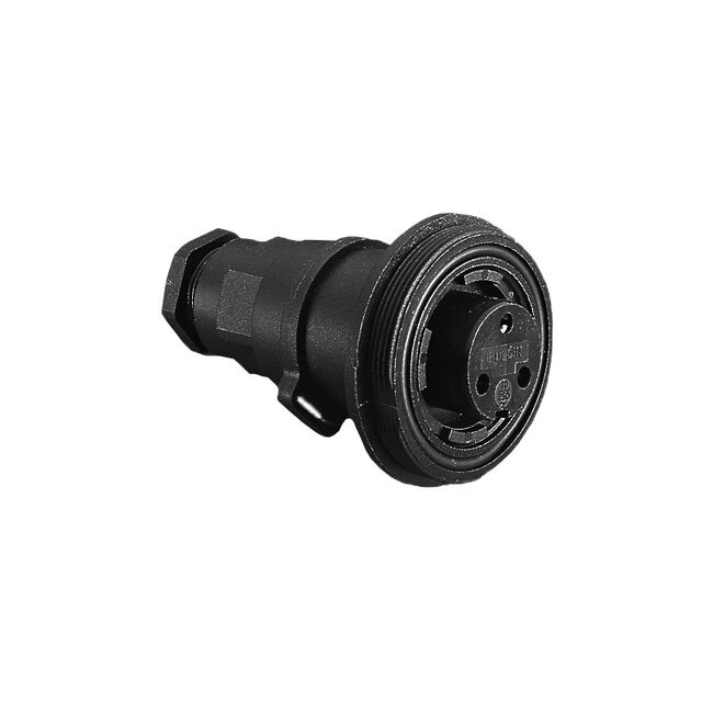 CONN RCPT MALE 4POS NICKEL SCREW