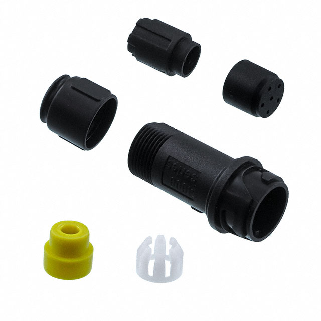 CONN RCPT HSG MALE 6POS INLINE