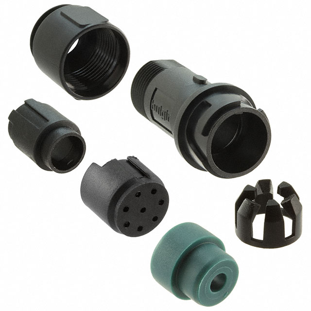 CONN RCPT HSG MALE 8POS INLINE