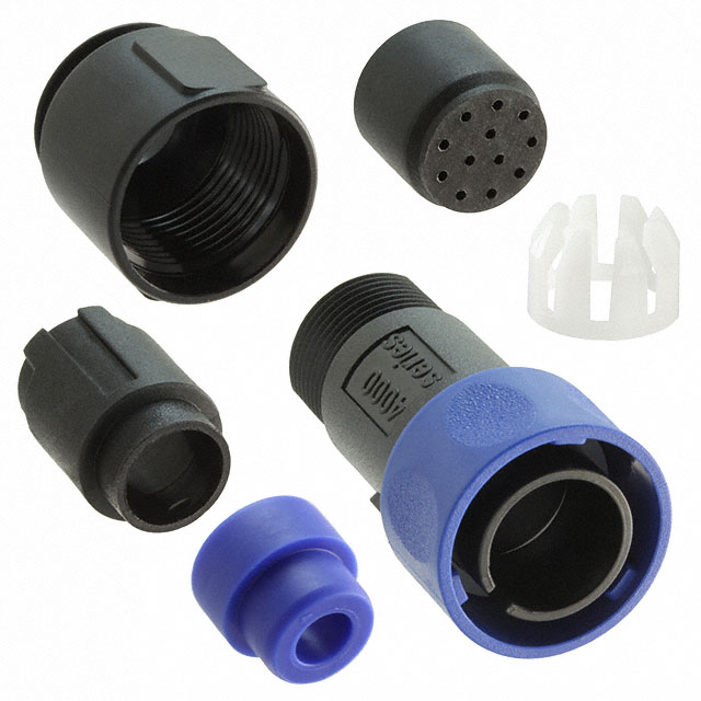 CONN RCPT HSG MALE 12POS INLINE