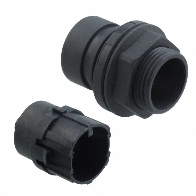 CONN RCPT HSNG MALE 3POS PNL MT