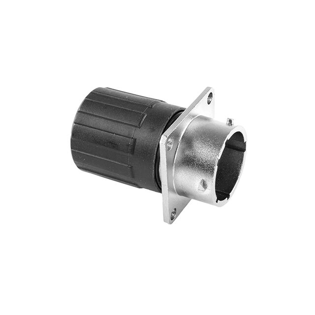 RECEPTACLE, SQUARE FLANGE, 3 POS