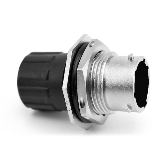 JAM NUT RECEPTACLE, MALE, WITH O