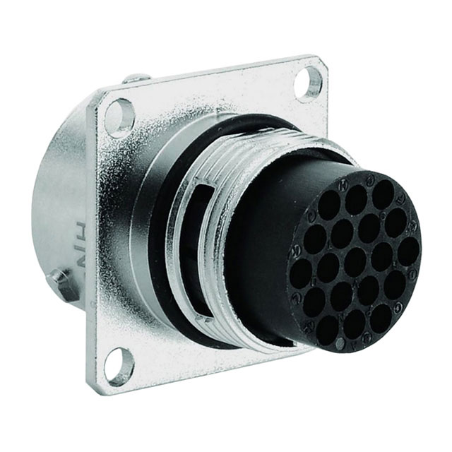 CONN RCPT HSNG MALE 19POS PNL MT