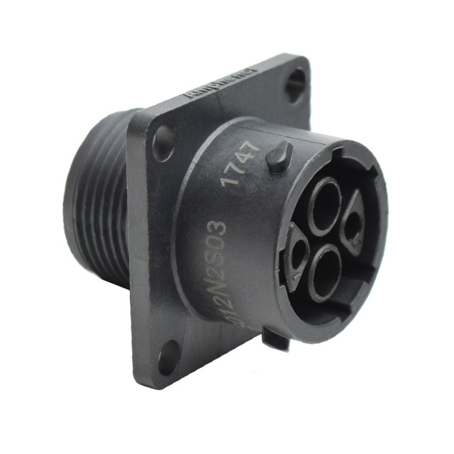 CONN RCPT HSG FMALE 4POS PNL MNT