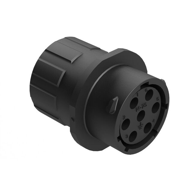 RECEPTACLE, INLINE, 7 POSITION,