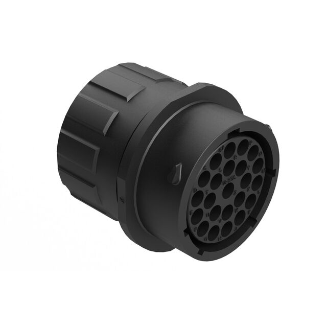 RECEPTACLE, INLINE, 23 POSITION,