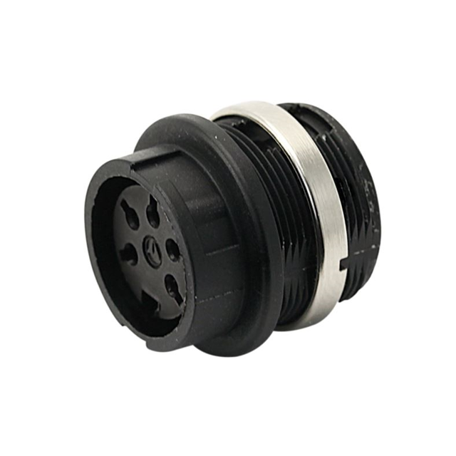 CONN RCPT HSNG FMALE 3POS PNL MT