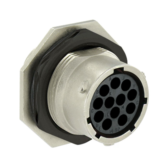 CONN RCPT HSG FMALE 12POS PNL MT