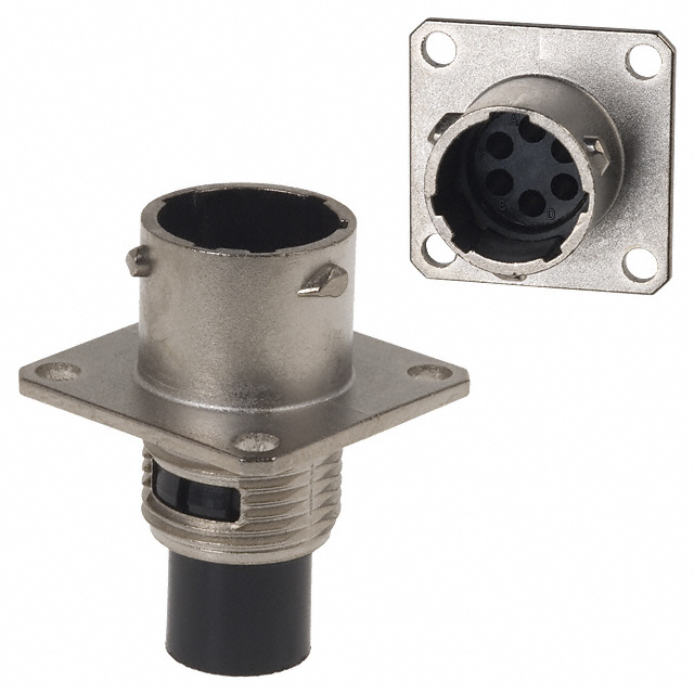 CONN RCPT HSNG MALE 6POS PNL MNT
