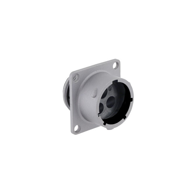 SQUARE FLANGE RECEPTACLE, WITHOU