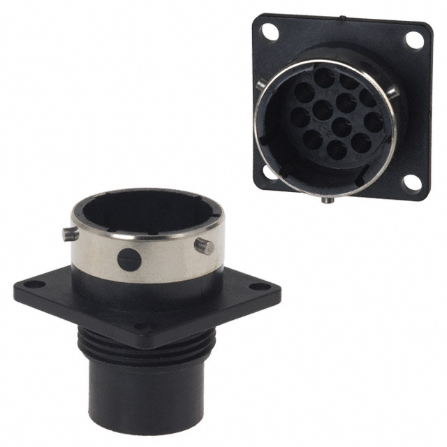 CONN RCPT HSNG MALE 12POS PNL MT