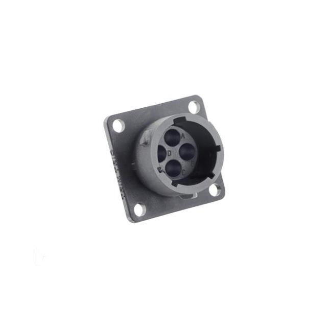 SQUARE FLANGE RECEPTACLE, WITHOU