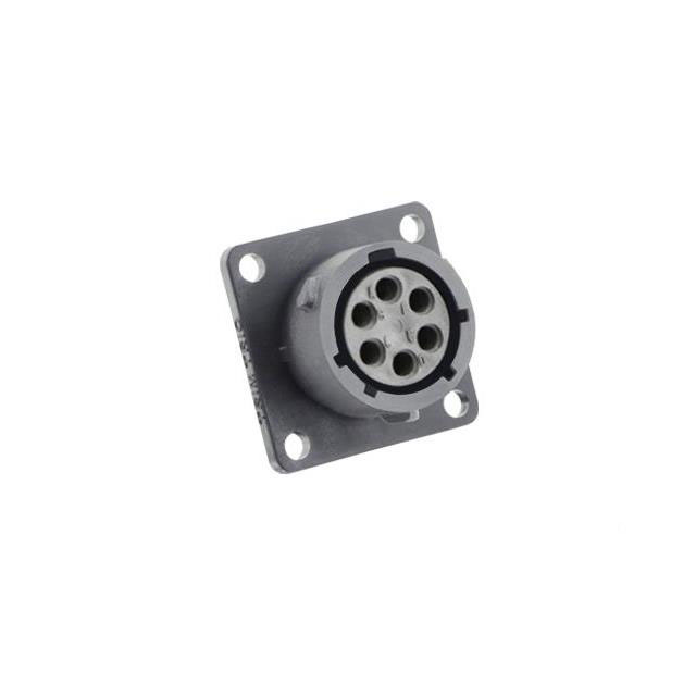 SQUARE FLANGE RECEPTACLE, WITHOU