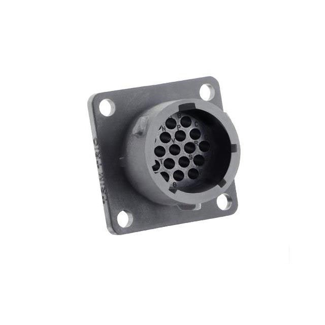 SQUARE FLANGE RECEPTACLE, WITHOU