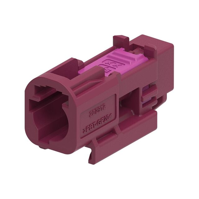 HFM PLUG SINGLE W/CLIP SLOT ASSM