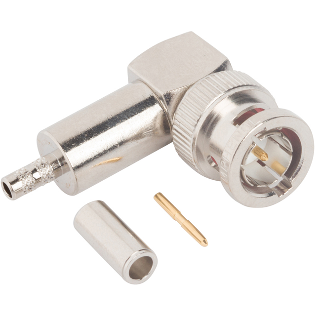 CONN BNC PLUG R/A 75 OHM CRIMP