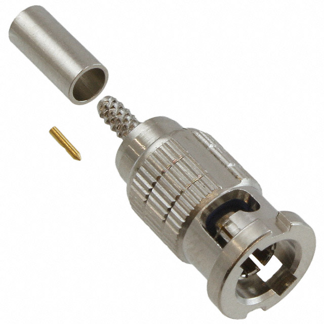CONN HDBNC PLUG STR 50OHM SOLDER