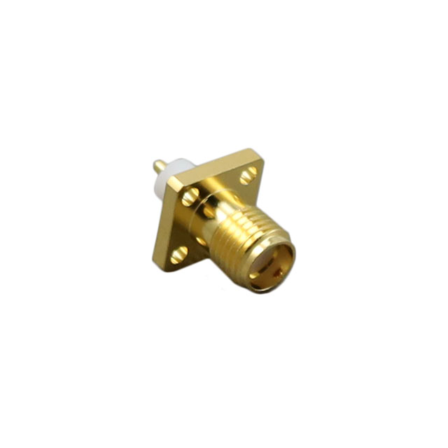 SMA JACK, 4 HOLE FLANGE, CANDLES