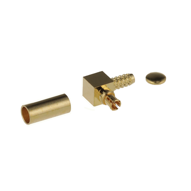 CONN SSMCX PLUG R/A 50OHM SOLDER