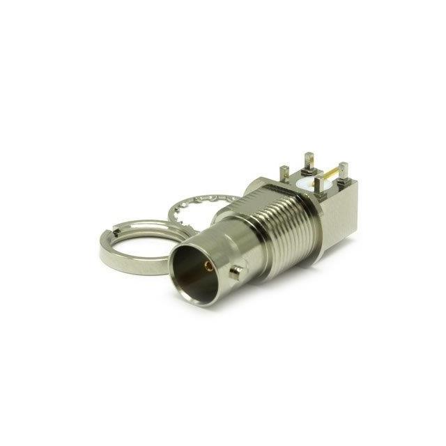 BNC RIGHT ANGLE BULKHEAD JACK PC