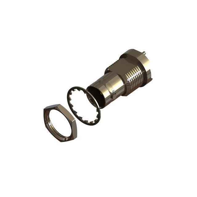 BNC VERTICAL BULKHEAD JACK 75OHM
