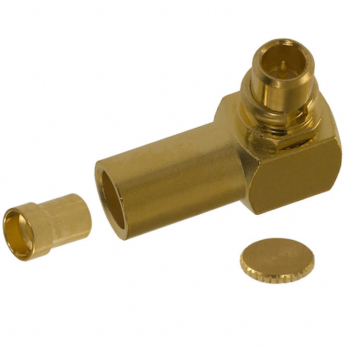 CONN MMCX PLUG R/A 50 OHM SOLDER