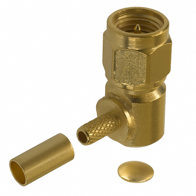 CONN SMA PLUG R/A 50 OHM SOLDER
