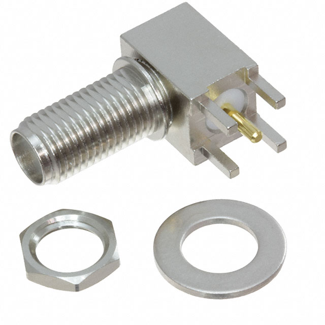 SMA JACK, RA, BLKHD, PC MOUNT, N
