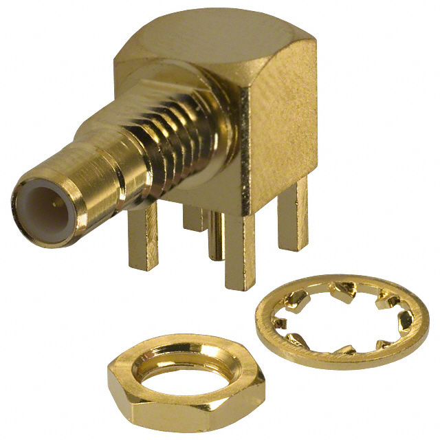 CONN SMB JACK R/A 50 OHM PCB