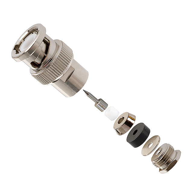 CONN BNC PLUG STR 50 OHM SOLDER