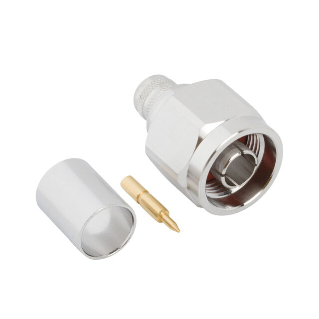 CONN N PLUG STR 50OHM CRIMP