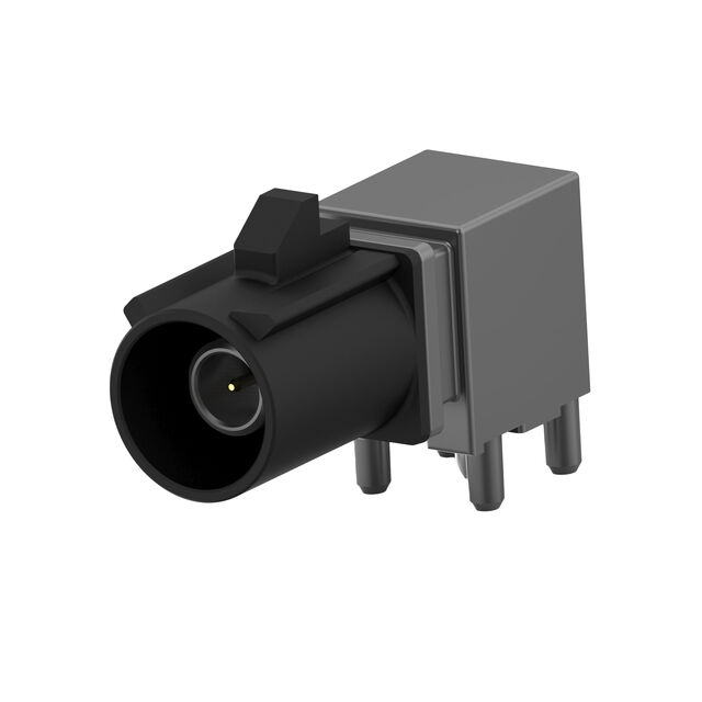 MALE ASM, 1 POS, R/A, PCB, FAKRA