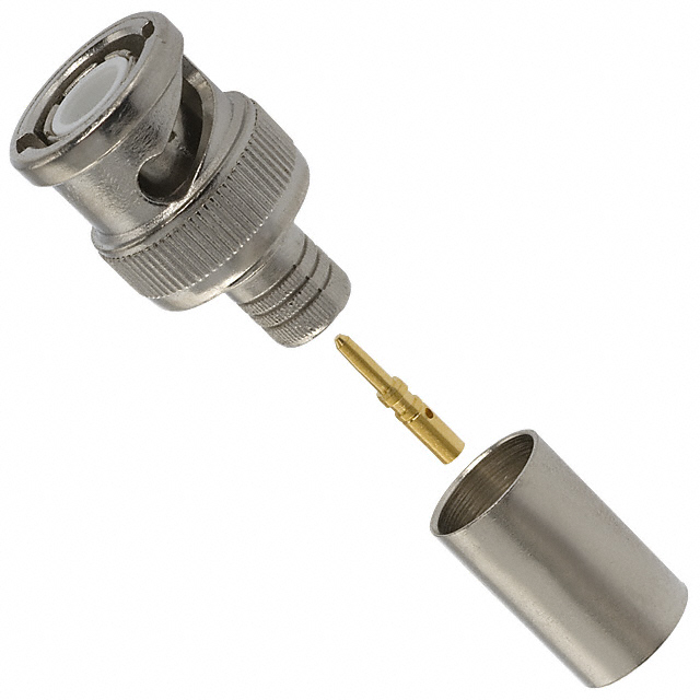 CONN BNC PLUG STR 50 OHM CRIMP