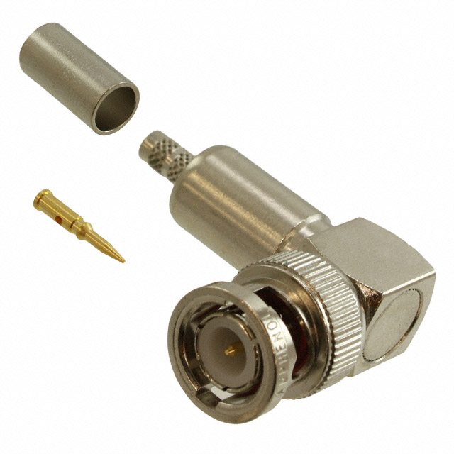 CONN BNC PLUG R/A 50 OHM CRIMP