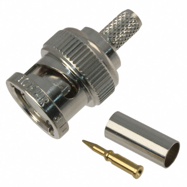CONN BNC PLUG STR 50 OHM CRIMP