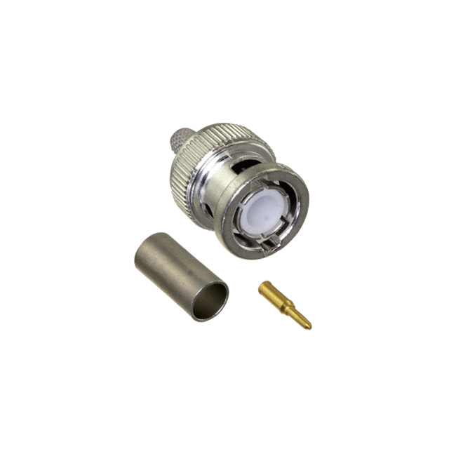 CONN BNC PLUG STR 50OHM CRIMP