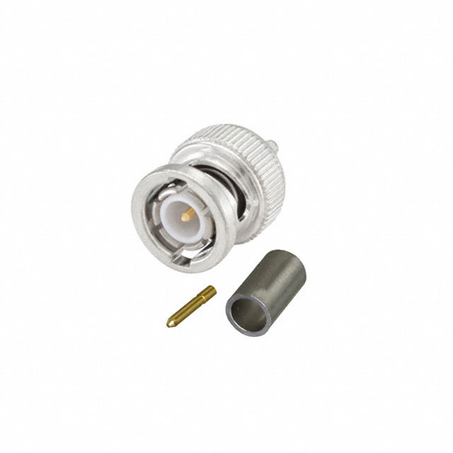 CONN BNC PLUG STR 50OHM CRIMP