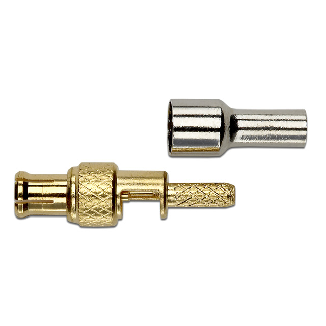 CONN MCX PLUG STR 50OHM PUSH