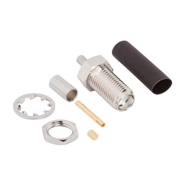 RF CONNECTOR, SMA CRIMP BULKHEAD