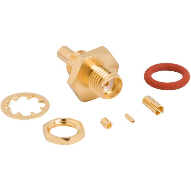 SMA STRAIGHT CRIMP JACK BULKHEAD