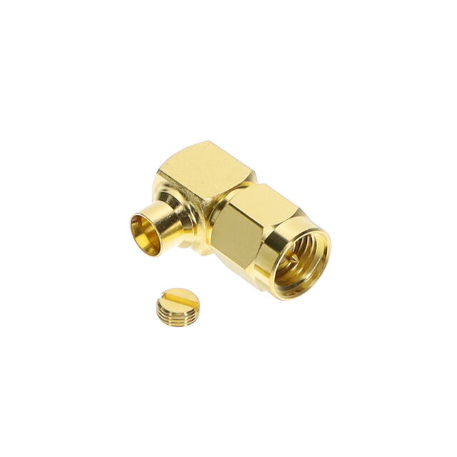 CONN SMA PLUG R/A 50 OHM SOLDER