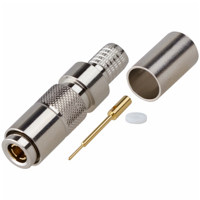 CONN 1.0/2.3 PL CRIMP 50 OHMS