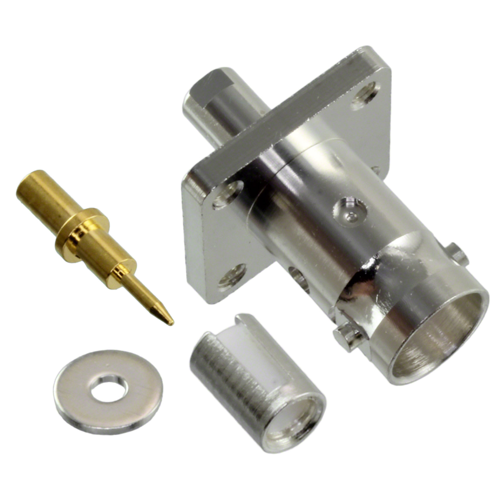 CONN BNC JACK STR 50OHM SOLDER