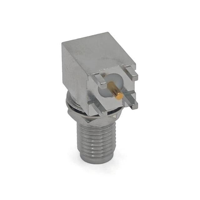 SMA JACK, RA, BLKHD, PC MOUNT,
