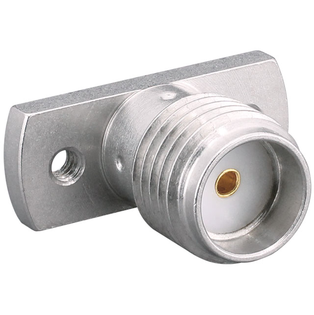 SMA FML, 2-HOLE FLANGE, GOLD