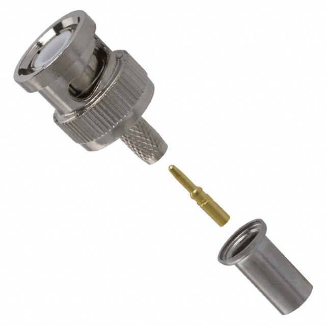CONN BNC PLUG STR 50 OHM CRIMP
