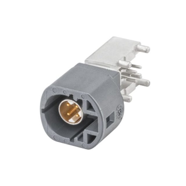 CONN HSD FAKRA PLUG R/A 100OHM