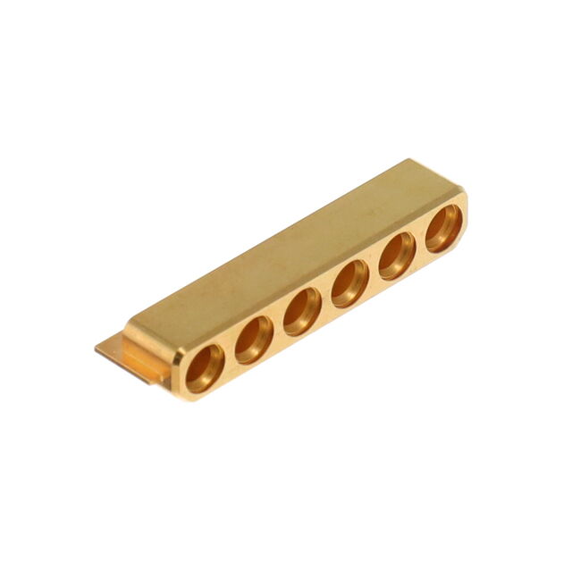 CONN SMPM PLUG 6POS GLD EDGE MNT